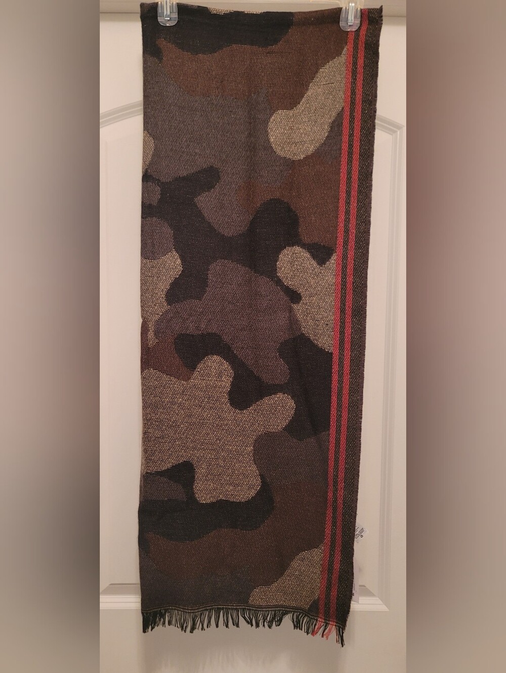 Oversized Unisex Camaflauge Print Blanket Scarf / Throw, One Size